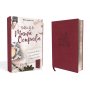 Biblia RVR 1960 Biblia de la Mamá Ocupada Magenta Piel Italiana