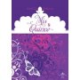 Biblia RVR 1960 Mis Quince Amatista con Mariposas Símil Piel