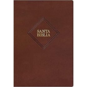 Biblia RVR 1960 Súper Gigante Márron Piel