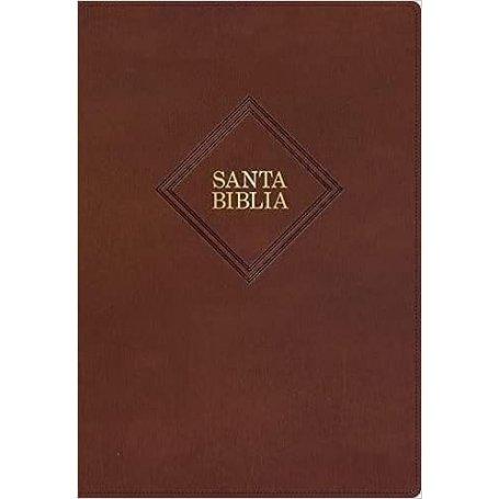 Biblia RVR 1960 Súper Gigante Márron Piel