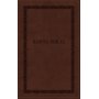Biblia RVR 1960 Ultrafina Tierra Santa Letra Grande Símil Piel Café con Cierre