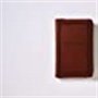 Biblia RVR 1960 Ultrafina Tierra Santa Letra Grande Símil Piel Café con Cierre
