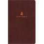 Biblia RVR 1960 Ultrafina Marrón Piel Fabricada con Índice