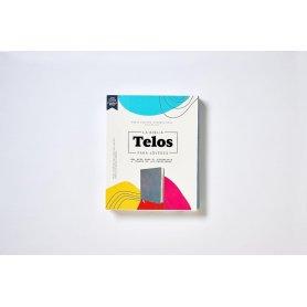 Biblia NVI Telos para Jóvenes Gris Símil Piel