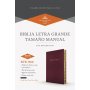 Biblia RVR 1960 Tamaño Manual Símil Piel Borgoña con Índice