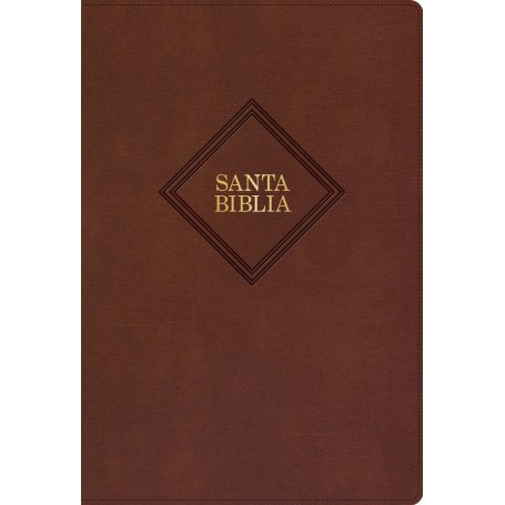 Biblia RVR 1960 Tamaño Manual Símil Piel Café