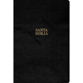 Biblia RVR 1960 Letra Grande Tamaño Manual Símil Piel Negra