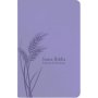 Biblia RVR 1960 de Promesas Tamaño Manual Lavanda Imitación Piel con Cierre