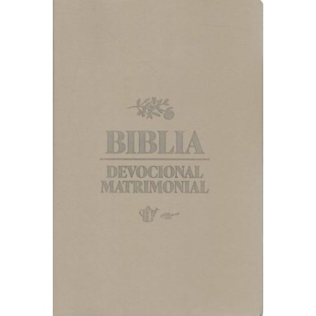 Biblia NBV Devocional Matrimonial Símil Piel