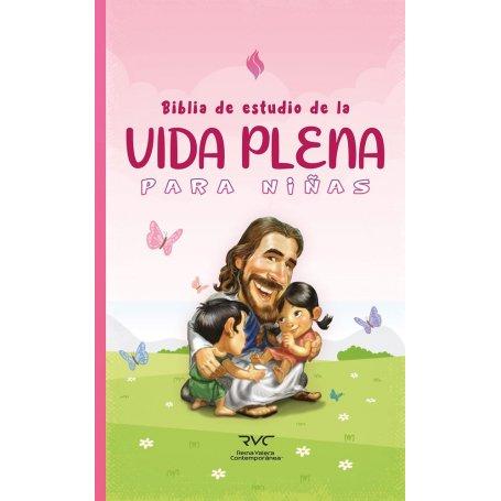 Biblia RVC de Estudio de la Vida Plena para Niñas Tapa Dura