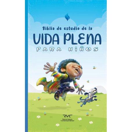 Biblia RVC de Estudio de la Vida Plena para Niños Tapa Dura