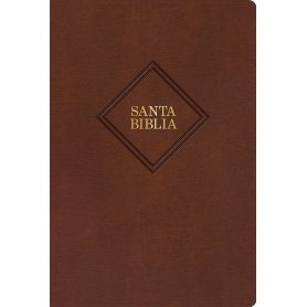 Biblia RVR 1960 Letra Gigante Café Símil Piel