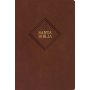 Biblia RVR 1960 Letra Gigante Café Símil Piel