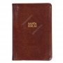 Biblia RVR 1960 Letra Gigante Café Símil Piel con Índice