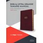 Biblia RVR 1960 Tamaño Manual Símil Piel Café con Índice