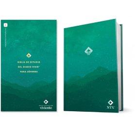 Biblia NTV de Estudio Diario Vivir para Jóvenes Verde Tapa Dura