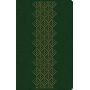 Biblia NTV Ultrafina con Filament Verde Esmeralda Símil Piel con Índice y Cierre