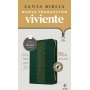 Biblia NTV Ultrafina con Filament Verde Esmeralda Símil Piel con Índice y Cierre