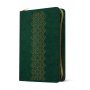 Biblia NTV Ultrafina con Filament Verde Esmeralda Símil Piel con Índice y Cierre