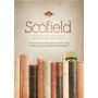 Biblia RVR 1960 de Estudio Scofield Verde Bosque Café Símil Piel con Índice