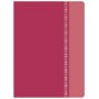 Biblia RVR 1960 de Estudio Holman Fucsia Rosado con Filigrana Símil Piel