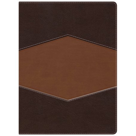 Biblia RVR 1960 de Estudio Holman Chocolate Terracota Símil Piel