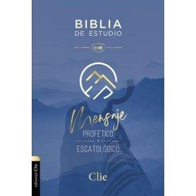Biblia RVR 1977 de Estudio Mensaje Profético y Escatológico Tapa Dura Interior a Dos Colores