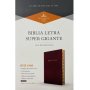 Biblia RVR 1960 Letra Súper Gigante Símil Piel Borgoña con Índice