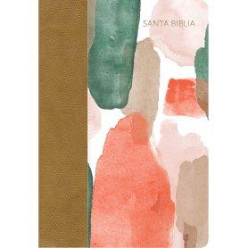 Biblia RVR 1960 Letra Grande Tamaño Manual Multicolor Símil Piel