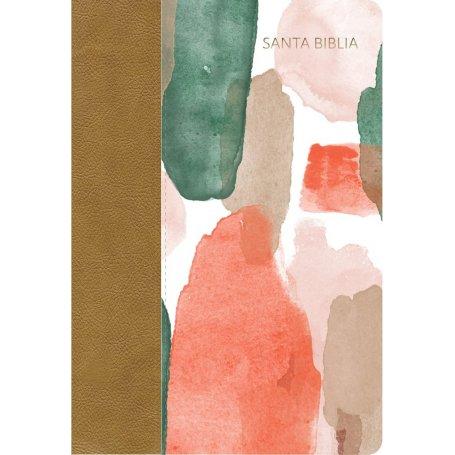 Biblia RVR 1960 Letra Grande Tamaño Manual Multicolor Símil Piel