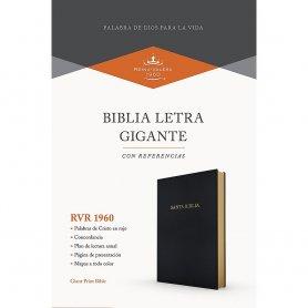 Biblia RVR 1960 Letra Gigante Negro Imitación Piel