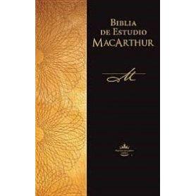 Biblia RVR 1960 de Estudio MacArthur Índice Tapa Dura