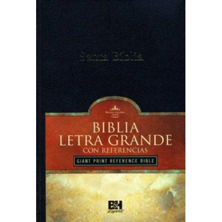 Biblia RVR 1909 Clásica con Referencia Negro Tapa Dura