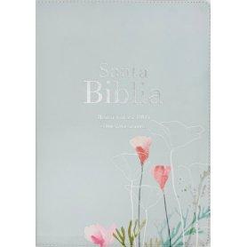 Biblia RVR 1960 Letra Súper Gigante Símil Piel Menta Fresca
