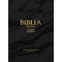 Biblia RVR 1960 Letra Súper Gigante Cuero Genuino Negro con Índice