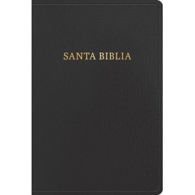 Biblia RVR 1960 Letra Gigante Negro Símil Piel