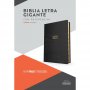 Biblia RVR 1960 Letra Gigante Negro Piel con Índice