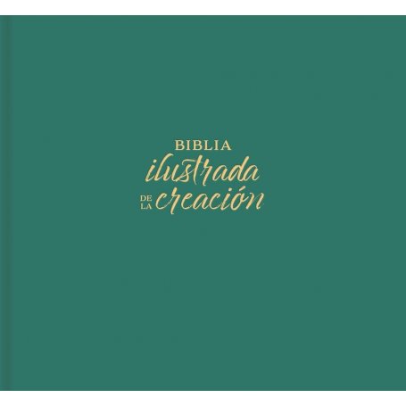 Biblia RVR 1960 Ilustrada de la Creación Turquesa Tela