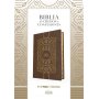 Biblia RVR 1960 de Estudio de Credos y Confesiones Café Símil Piel con Índice