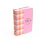 Biblia RVR 1960 Compacta Símil Piel Cuadros Rosa
