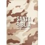 Biblia RVR 1960 Compacta Símil Piel Camuflaje Desierto