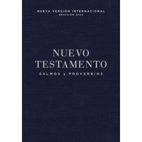 Biblia NVI Nuevo Testamento Bolsillo Azul Añil Rústica