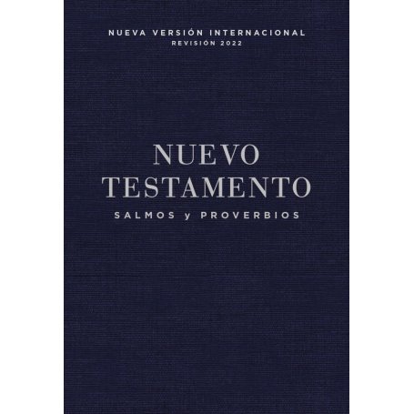 Biblia NVI Nuevo Testamento Bolsillo Azul Añil Rústica