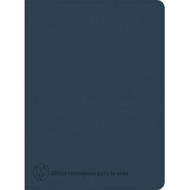 Biblia RVR 1960 Consejería para La Vida Azul Pizarra Símil Piel
