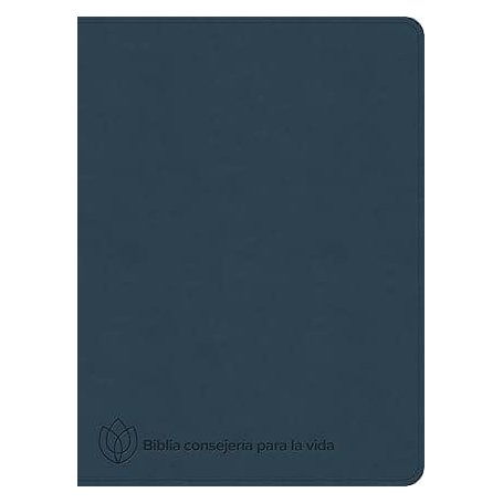 Biblia RVR 1960 Consejería para La Vida Azul Pizarra Símil Piel