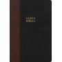 Biblia RVR 1960 Letra Súper Gigante Negro y Café Símil Piel