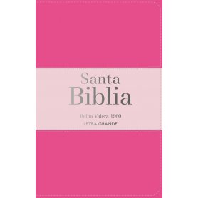 Biblia RVR 1960 Letra Grande Tamaño Manual Tricolor Fucsia Palo Rosa Fucsia con Cierre e Índice