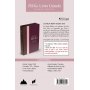 Biblia RVR 1960 Letra Grande Tamaño Manual Tricolor Guinda Palo Rosa Marrón con Cierre e Índice