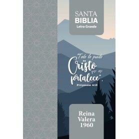 Biblia RVR 1960 Letra Grande Tamaño Manual Filipenses 4:13 con Cierre e Índice
