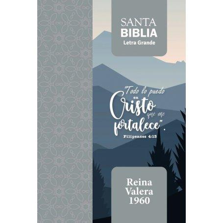 Biblia RVR 1960 Letra Grande Tamaño Manual Filipenses 4:13 con Cierre e Índice